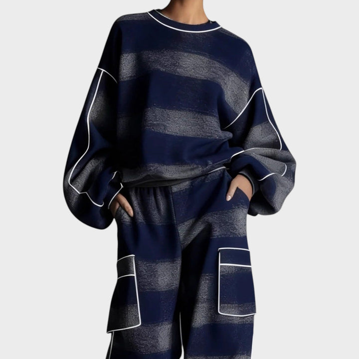 Valéria | Knit Top & Pants Set