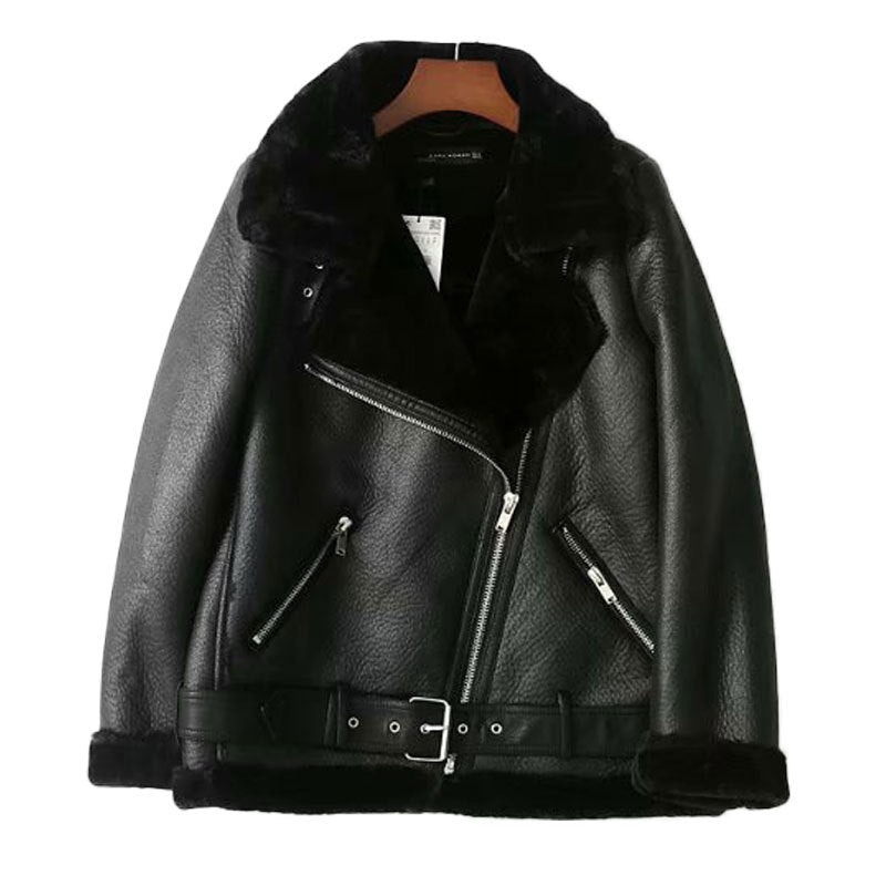 Elena™ | Luxury Winter Lambskin Coat