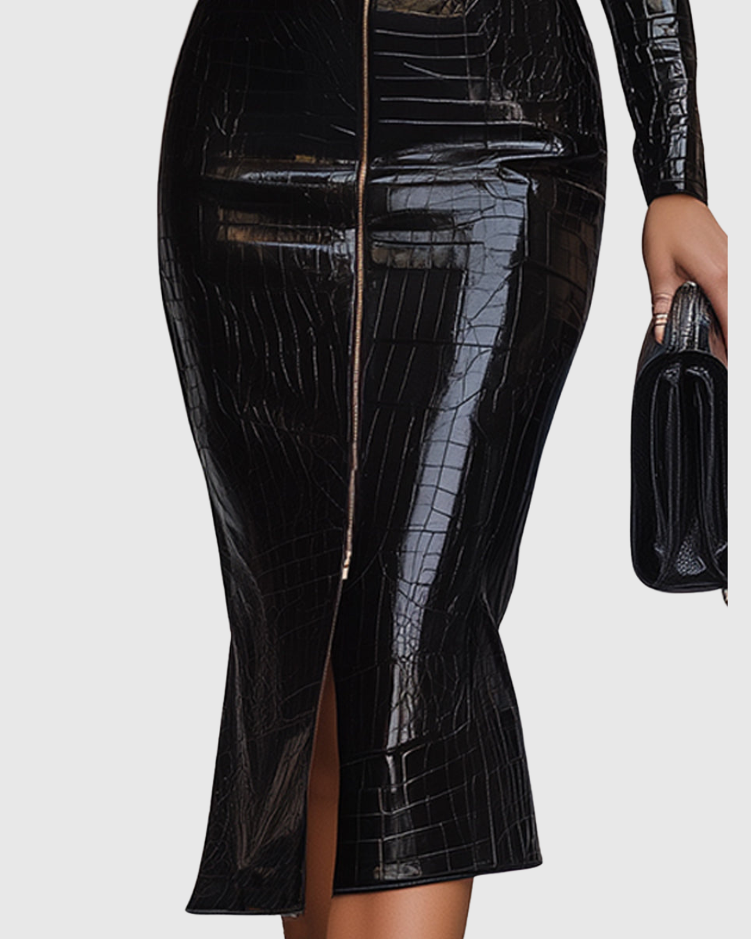 Maya™ | Sophisticated Fitted Midi Dress