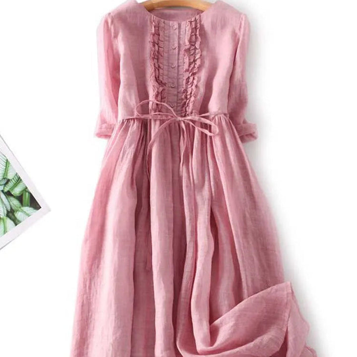 Chantal | Linen Maxi Dress